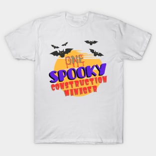 One Spooky Construction Manager Halloween T-Shirt